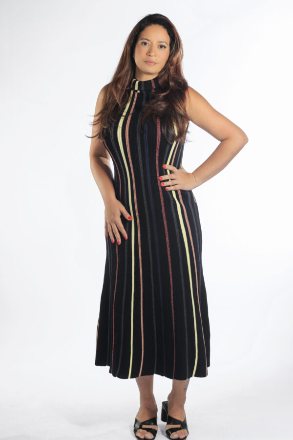 Vestido listrado